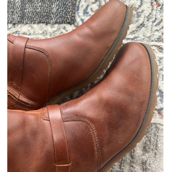 Teva Women's De La Vina Mid Waterproof Leather Zip Boots Size 11 Brown - Picture 6 of 14